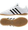 adidas 11 Questra Indoor - scarpa da calcio - bambino, White/Black