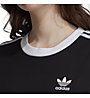 adidas Originals 3 Stripes Tee - Fitnessshirt - Damen, Black