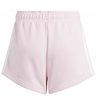 adidas 3 Stripes Jr - pantaloni fitness - ragazza, Pink