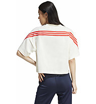 adidas 3 Stripes W - T-Shirt - Damen, White