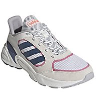 adidas 90s Valasion - Sneaker - Damen, White/Dark Blue/Pink