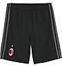 adidas AC Milan Home Replica Short - pantaloncini calcio bambino, Black