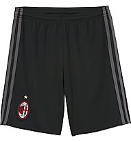 adidas AC Milan Home Replica Short - pantaloncini calcio bambino, Black