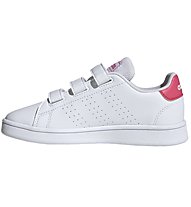 adidas Advantage C - Sneaker - Kinder, White/Pink