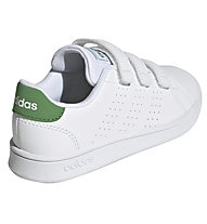 adidas Advantage CF C - sneakers - bambino, White/Green