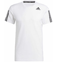adidas Aero 3 S PB - T-Shirt - uomo , White