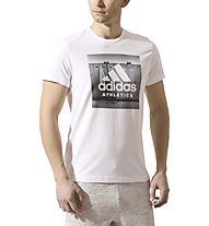 adidas Category Ath - Fitness-T-Shirt - Herren, White