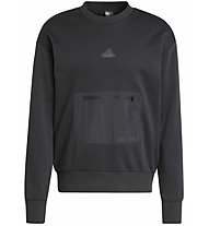 adidas City Escape Fleece M - felpa - uomo, Black