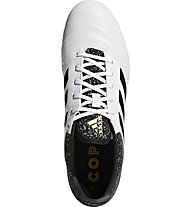 adidas Copa 18.2 FG - Fußballschuhe fester Boden, White/Black