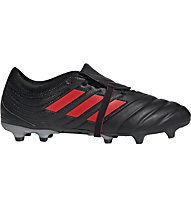 adidas Copa Gloro 19.2 FG - scarpe da calcio terreni compatti, Black/Red/Silver