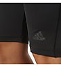 adidas D2M Short Tight - Fitnesshose - Damen, Black