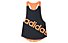 adidas Dance Racer Top Donna, Dark Grey/Flash Orange