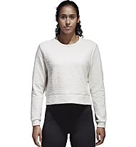 adidas EC Performance Sweatshirt - Pullover Fitness - Damen, White