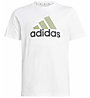 adidas Essentials Two Color Big Logo Jr - T-shirt - ragazzo, White/Green