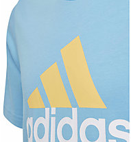 adidas Essentials Two Color Big Logo Jr - T-shirt - ragazzo, Light Blue