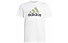 adidas Essentials Two Color Big Logo Jr - T-shirt - ragazzo, White/Green