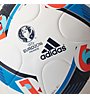 adidas UEFA EURO 2016 Top Replique X 5 pallone da calcio, White/Brblue/Nindig