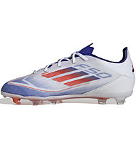 adidas F50 Pro FG J - Fußballschuh für festen Boden, White/Red/Blue