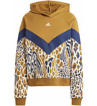 adidas Farm W - Kapuzenpullover - Damen, Brown/Blue