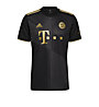 adidas FC Bayern 21/22 Away Jersey -  Fußballtrikot - Herren, Black/Gold