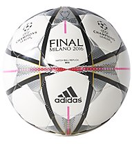 adidas Pallone Mini Finale Milano - mini pallone da calcio, White/Black/Pink