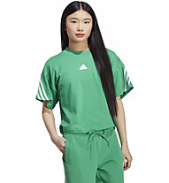 adidas Future Icons 3 Stripes W - T-shirt - donna, Green