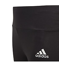adidas G 3S - pantaloni lunghi fitness - bambina, Black/White