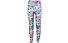 adidas G Tr Es Aop Tig - pantaloni fitness - ragazza, Green/Blue/Pink