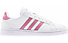 adidas Grand Court - Sneaker - Damen, White/Pink