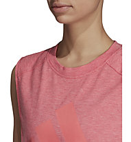 adidas ID Winners Muscle - top fitness - donna, Dark Rose