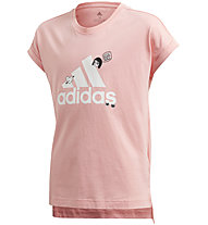 adidas JG Collegiate Tee - T-shirt  - Mädchen, Pink