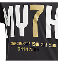 adidas Juventus Turin 2018 League Winner Tee Youth - T-Shirt - Kinder, Black