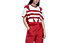 adidas Originals Large Logo - t-shirt fitness - donna, Red/White