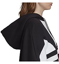 adidas Originals Large Logo Cropped - Kapuzenpullover - Damen, Black/White