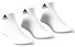 adidas Light Ank 3pp - Kurze Socken, White