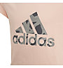 adidas Logo Tee - T-shirt fitness - bambina, Rose