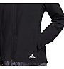 adidas Lightweight Woven - giacca fitness con cappuccio - donna, Black