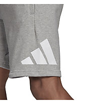 adidas M FI - pantaloni corti fitness - uomo, Grey/White