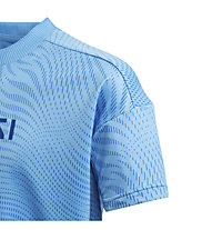 adidas Messi Tee - Fitnessshirt - Junge, Light Blue