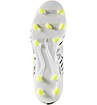 adidas Nemeziz 17.3 FG Junior - scarpa da calcio bambino per terreni compatti, White/Black/Yellow