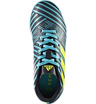 adidas Nemeziz 17.4 Indoor Junior - scarpe calcetto indoor, Blue/Yellow