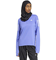 adidas Own The Run - felpa running - donna, Blue