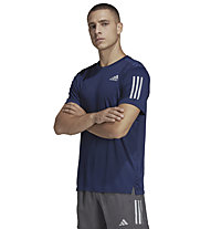 adidas Own The Run - Runningshirt - Herren, Dark Blue