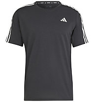 adidas Own The Run - Runningshirt - Herren, Black/White