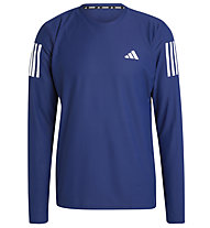 adidas Own The Run - maglia running maniche lunghe - uomo, Dark Blue