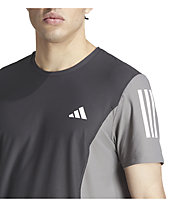 adidas Own The Run - maglia running - uomo, Black/Grey