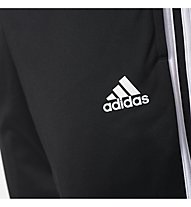 adidas Essentials 3S Tapered Tricot - pantaloni fitness - uomo, Black/White
