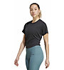 adidas Power W - T-shirt - donna, Black