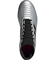 adidas Predator 19.3 FG - scarpe da calcio terreni compatti, Silver/Black/Red