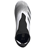 adidas Predator 20.3 Laceless FG - Fußballschuhe für festen Boden - Kinder, White/Black